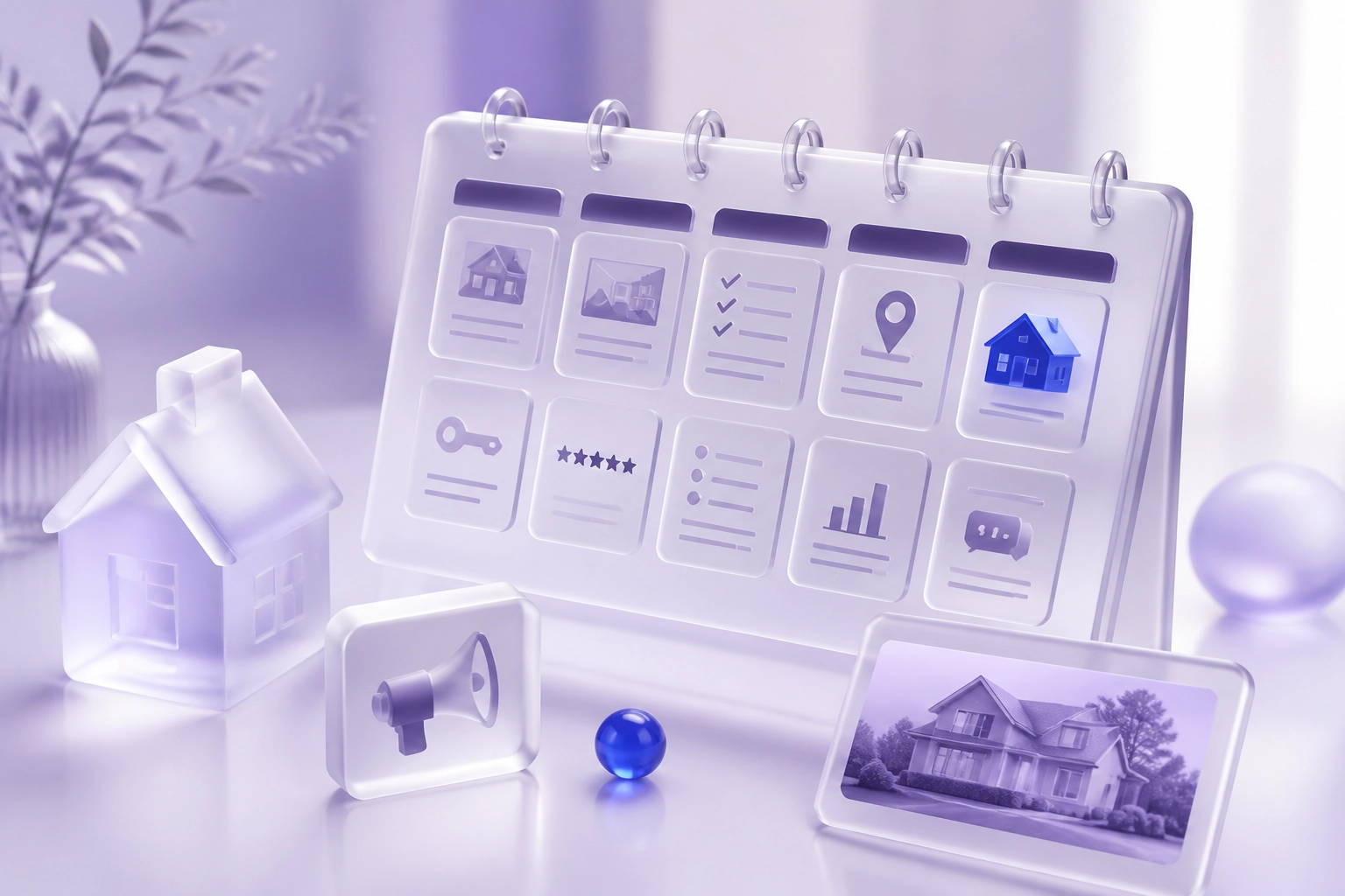 Professional header image for step-by-step guide: What UK Estate Agents Should Post Every Week to Win Listi...